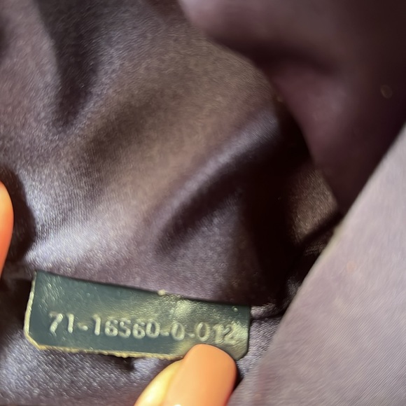 FENDI ZUCCHINO Navy baguette Handbag - Picture 15 of 16